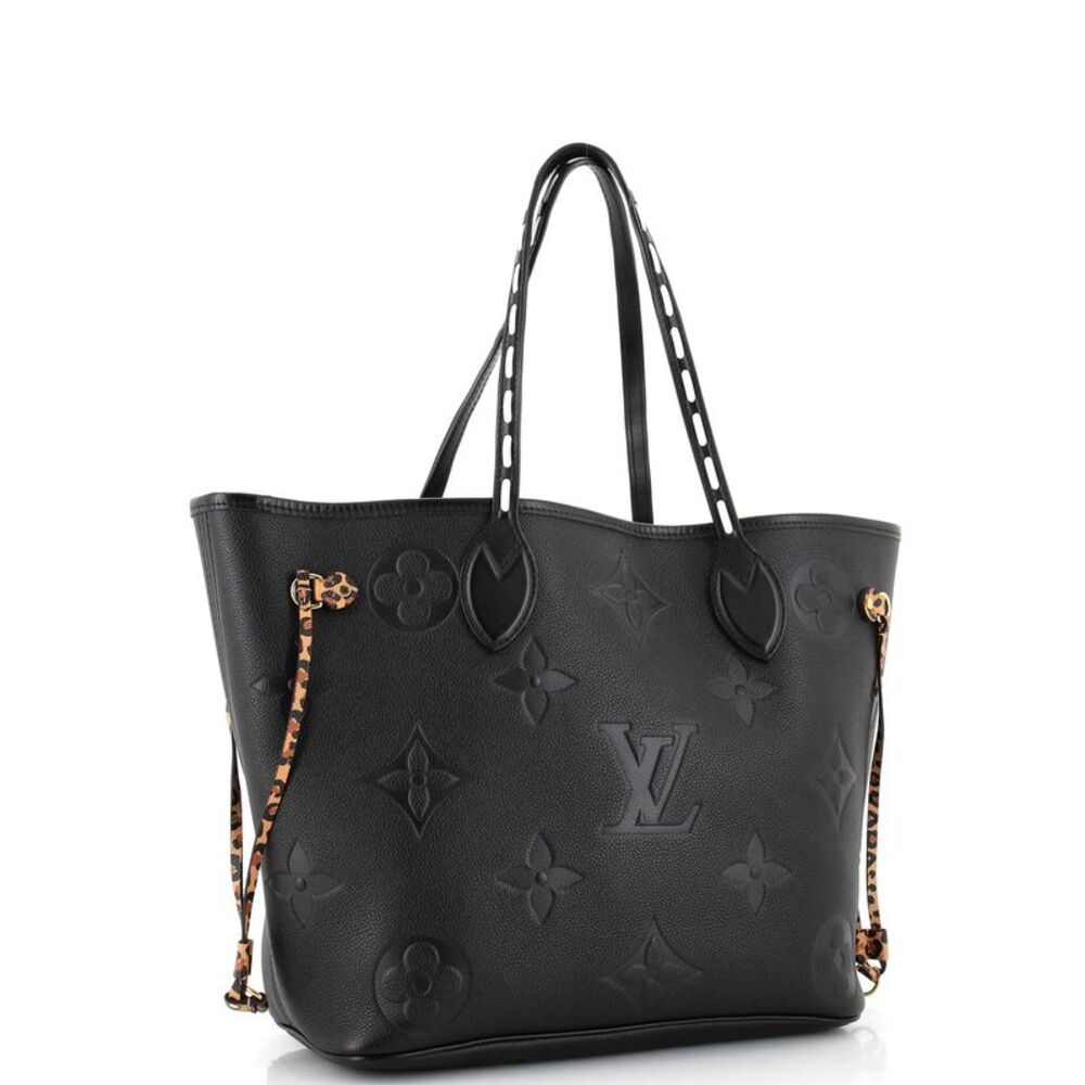 Louis Vuitton Neverfull NM Tote Wild at Heart Monogram Empreinte Giant MM Black - Picture 3 of 8